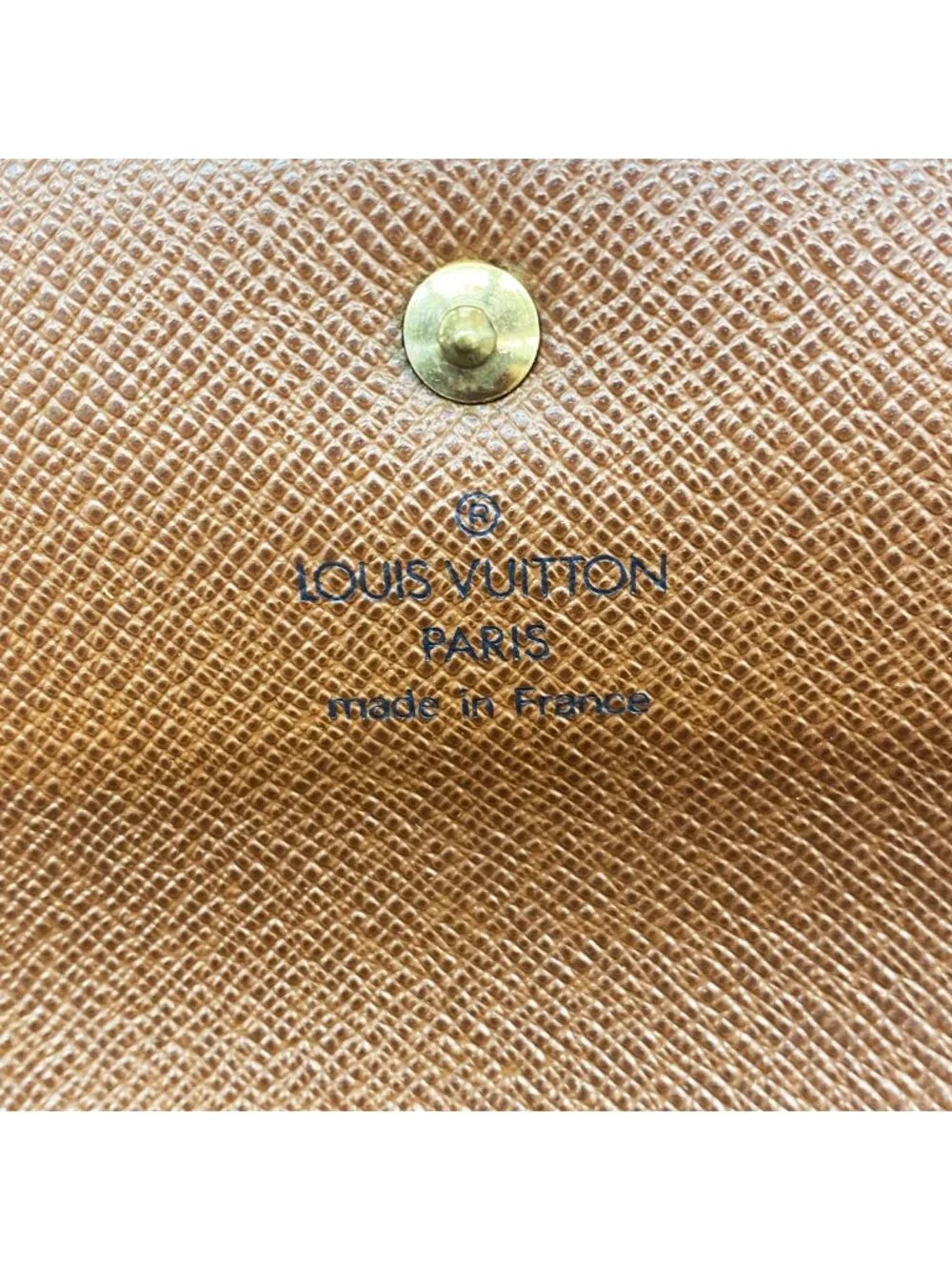Louis Vuitton Trifold Wallet Monogram Porte Tresor Etui Papiers Brown